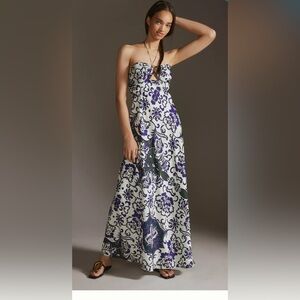 Anthropologie Delfi Collective Halter Maxi Dress size large